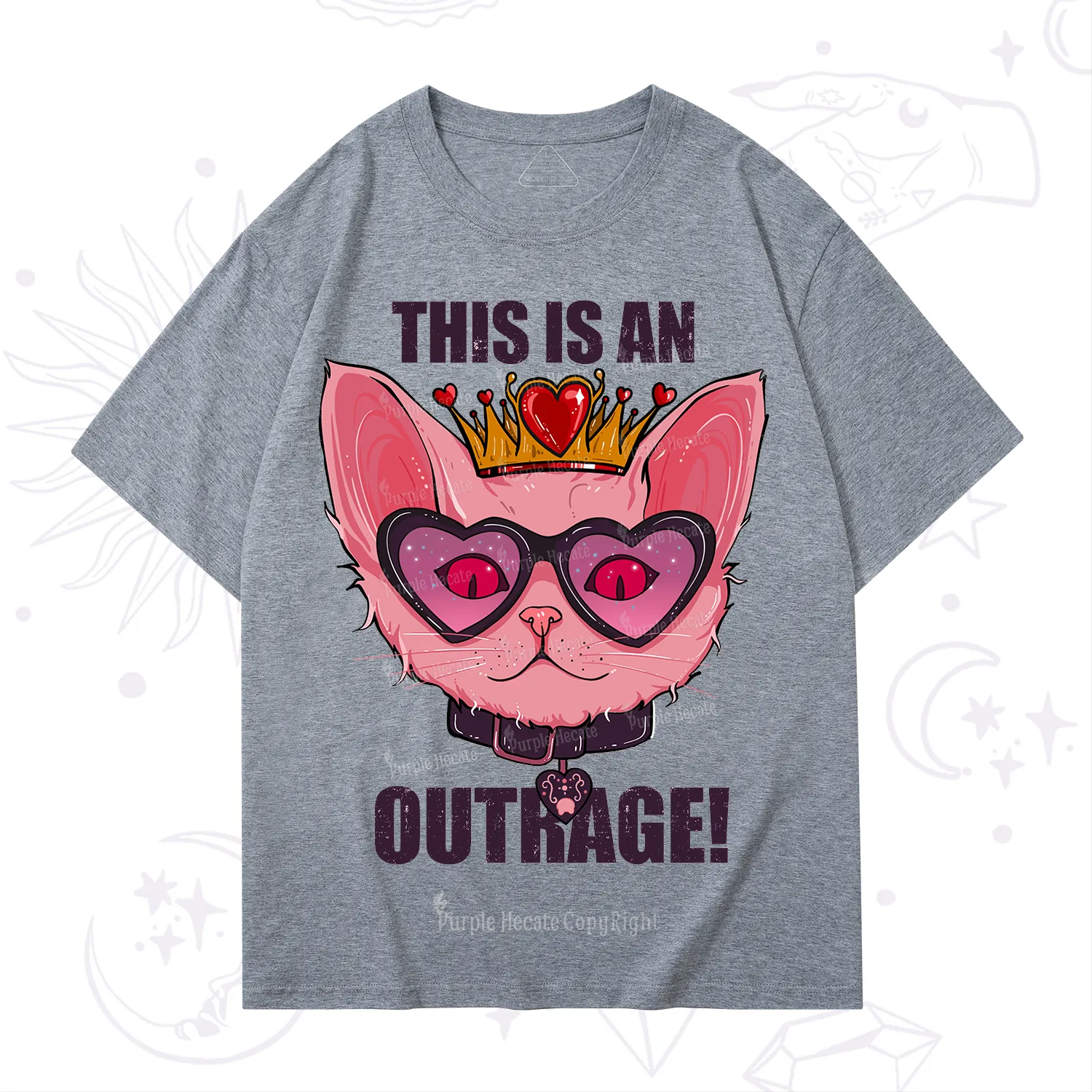 Purplehecate This is an Outrage T-Shirt