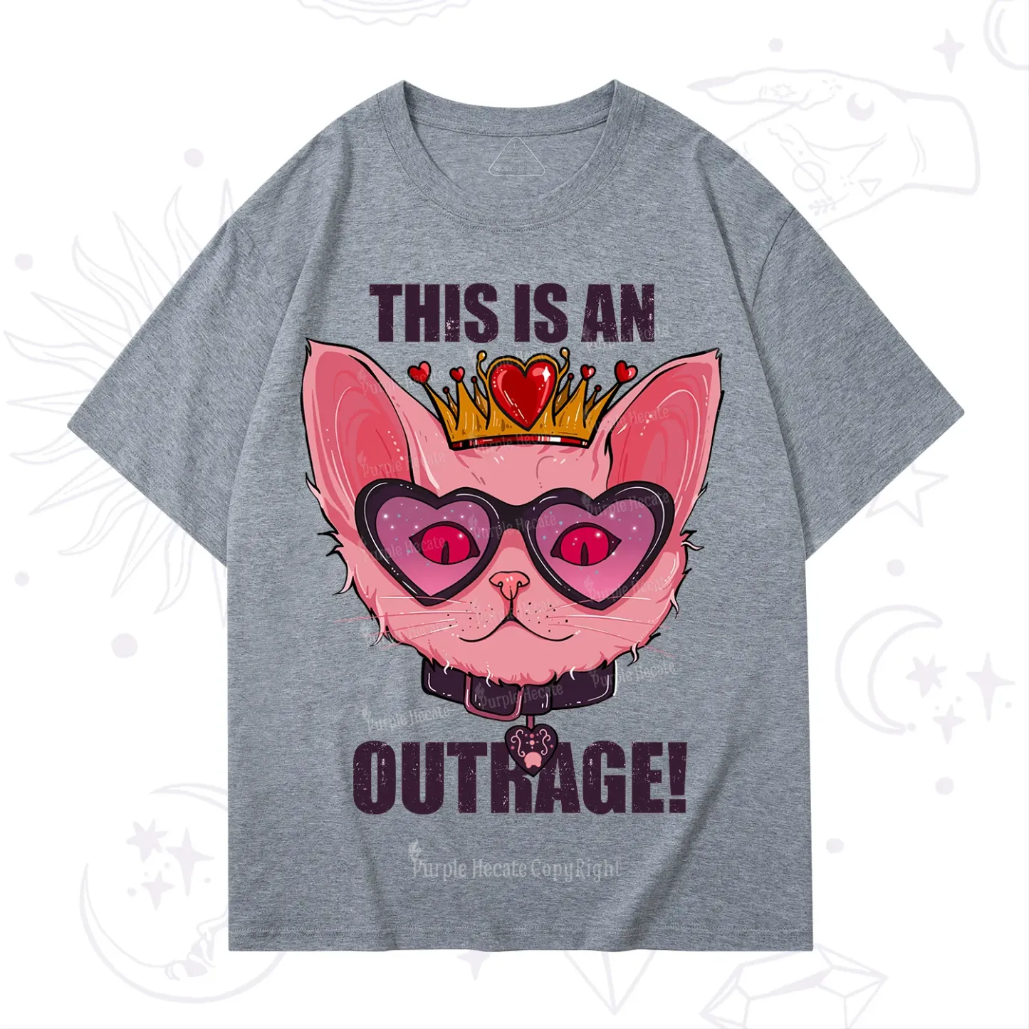 Purplehecate This is an Outrage T-Shirt