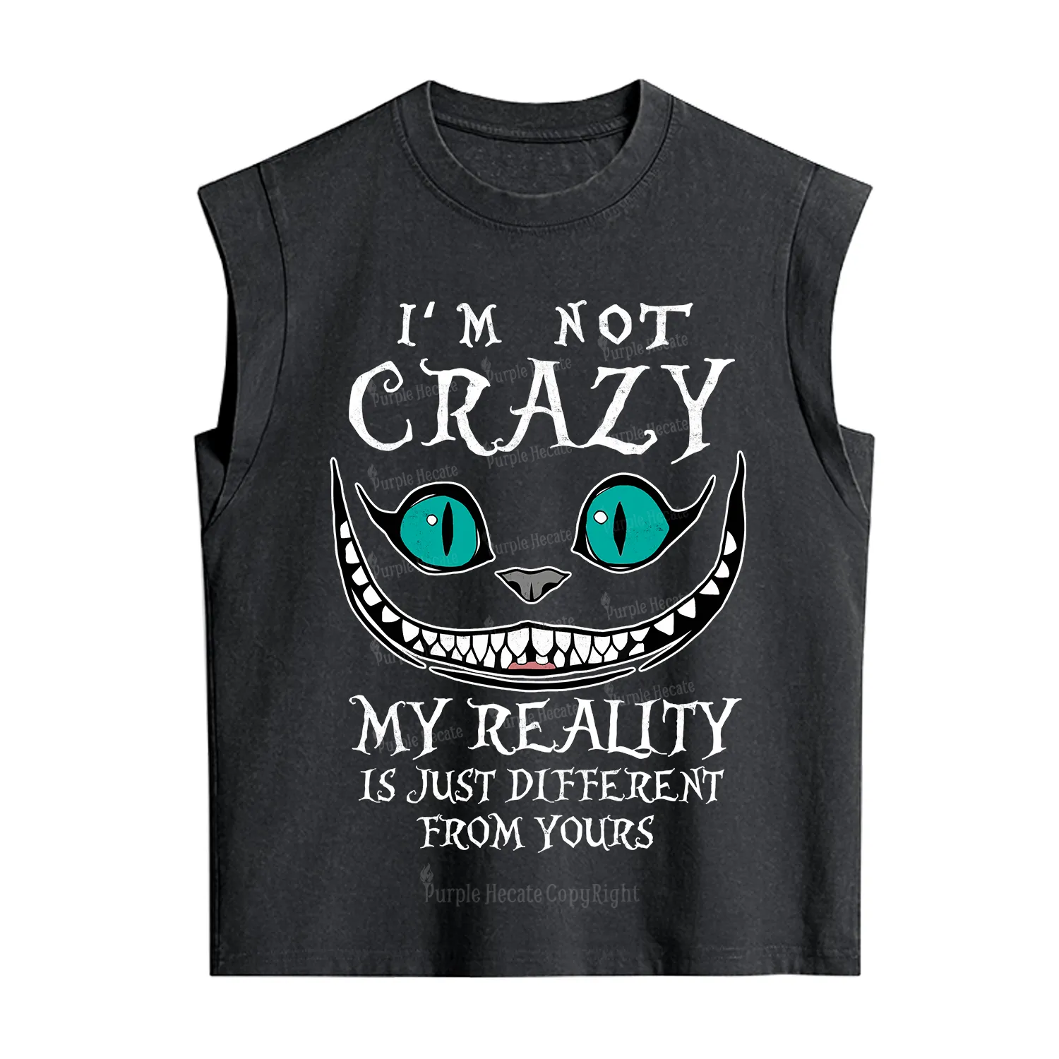 Purplehecate I'm Not Crazy My Reality Is Just Vintage Washed Tank