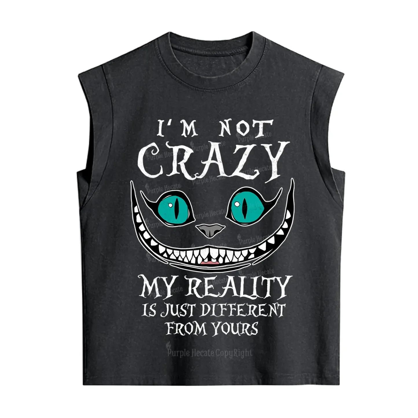 Purplehecate I'm Not Crazy My Reality Is Just Vintage Washed Tank
