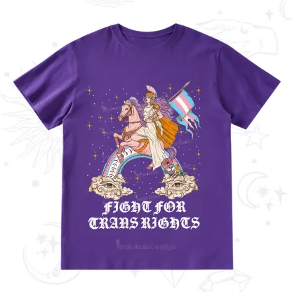 Purplehecate Fight for Trans Rights Knight T-Shirt