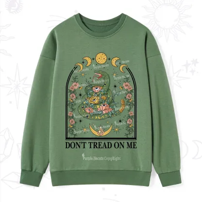 Purplehecate Don't Tread On Me Sweatshirt