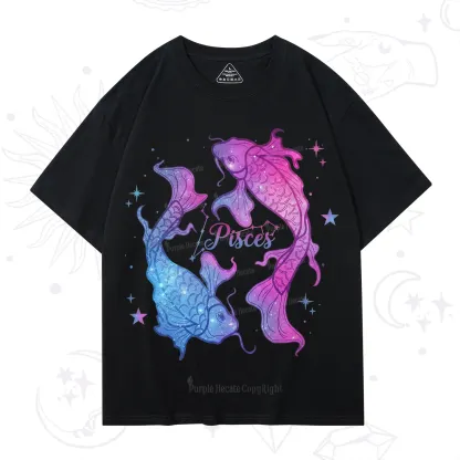 Purplehecate Pisces Zodiac T-Shirt