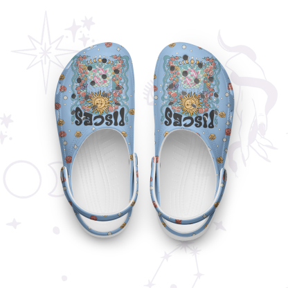 Purplehecate Pisces Spirit Zodiac Rubber Clogs