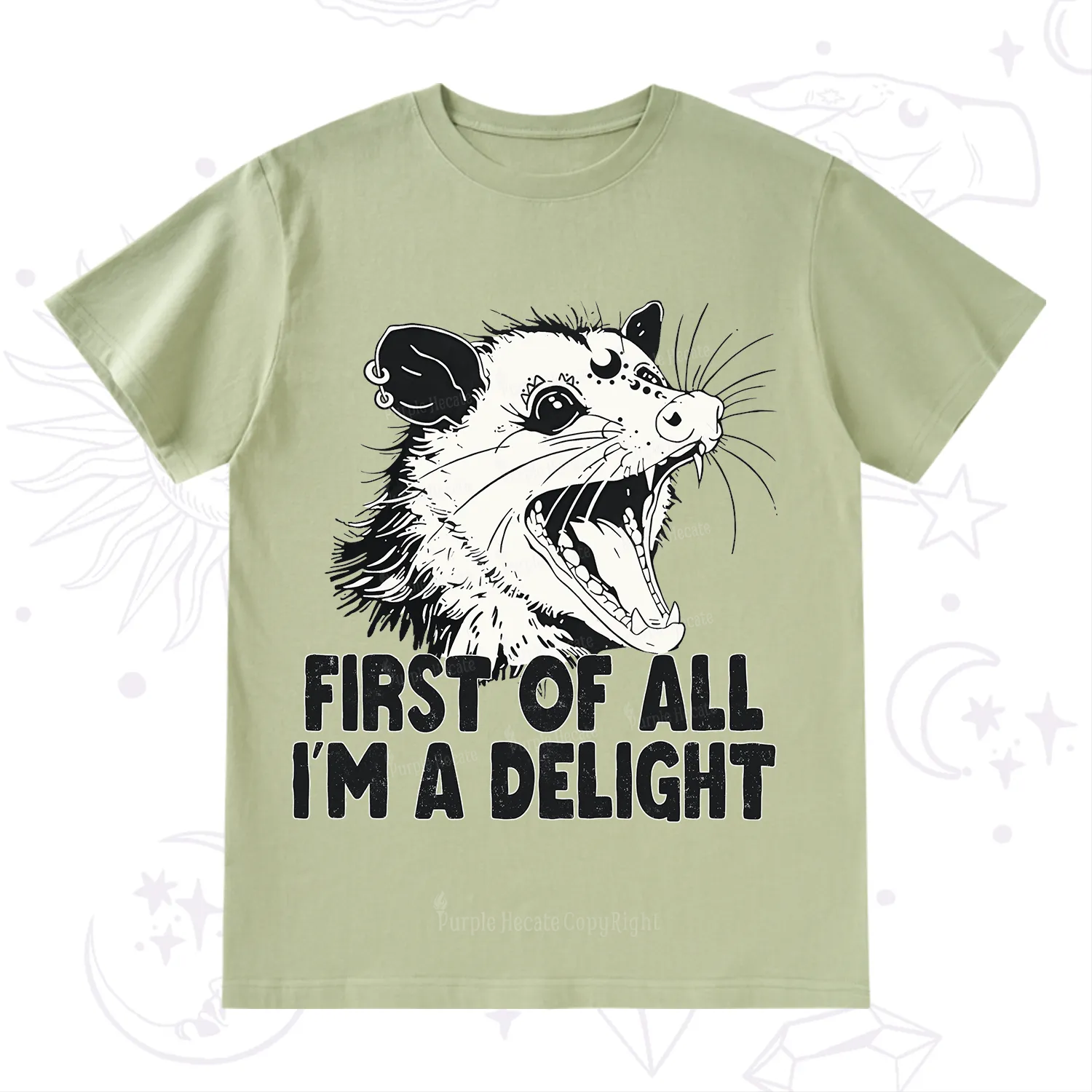 Purplehecate First Of All I'm A Delight T-Shirt
