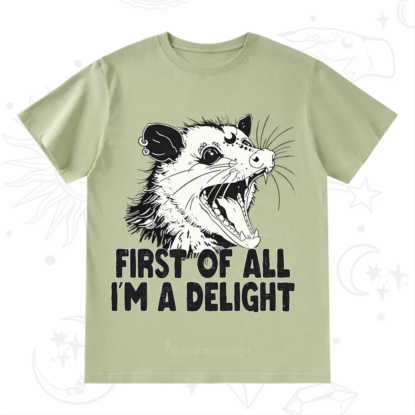 Purplehecate First Of All I'm A Delight T-Shirt