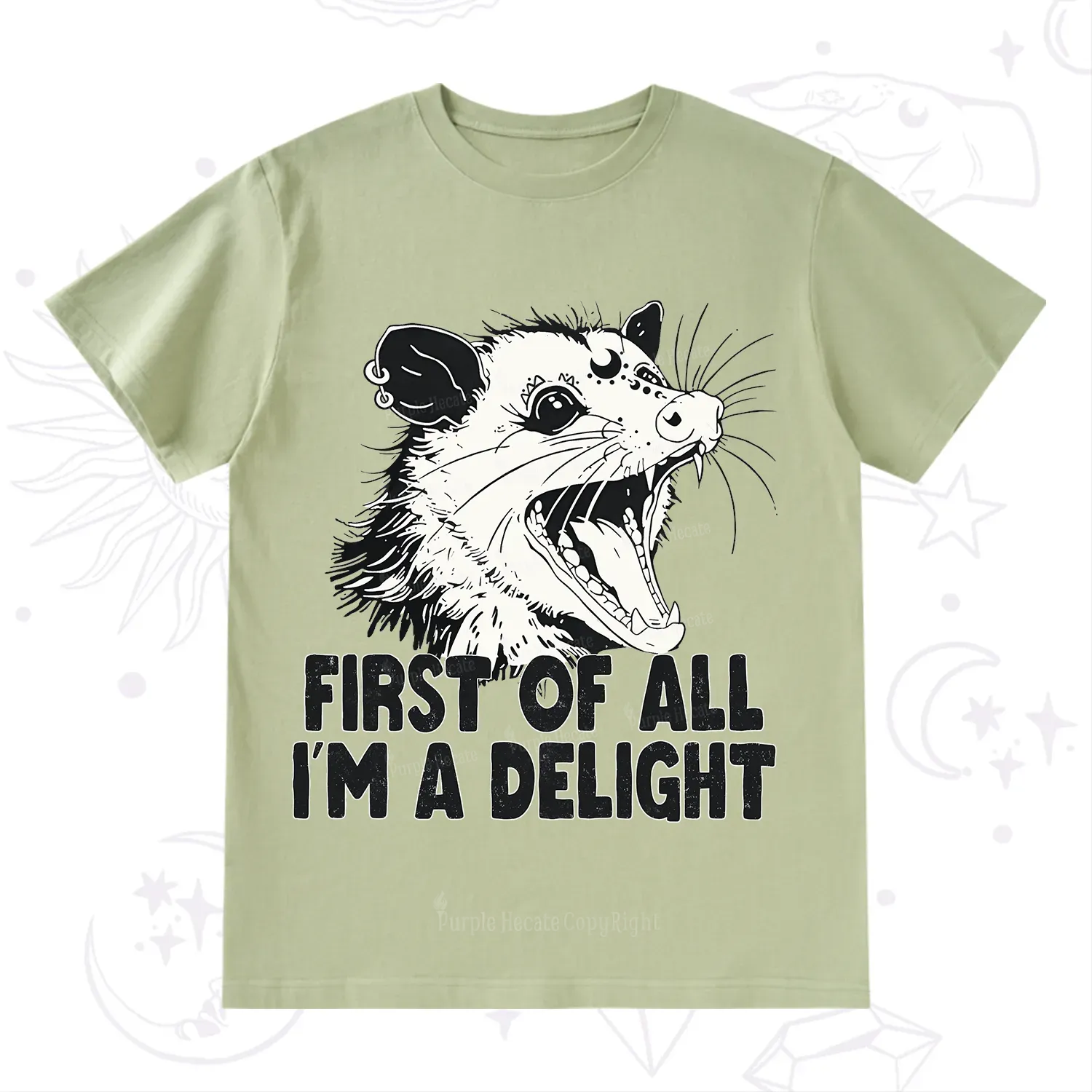 Purplehecate First Of All I'm A Delight T-Shirt