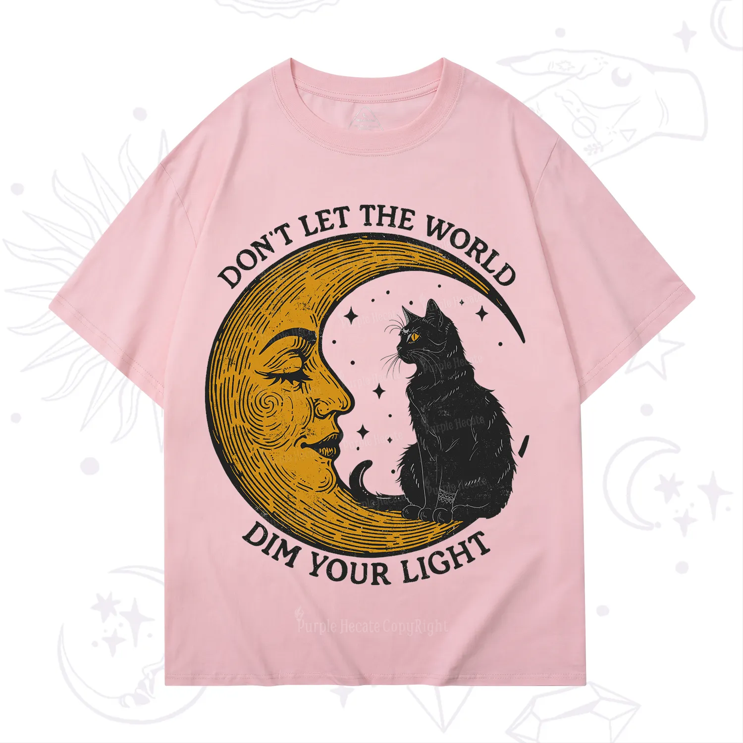 Purplehecate Don't Let The World Dim Your Light T-Shirt