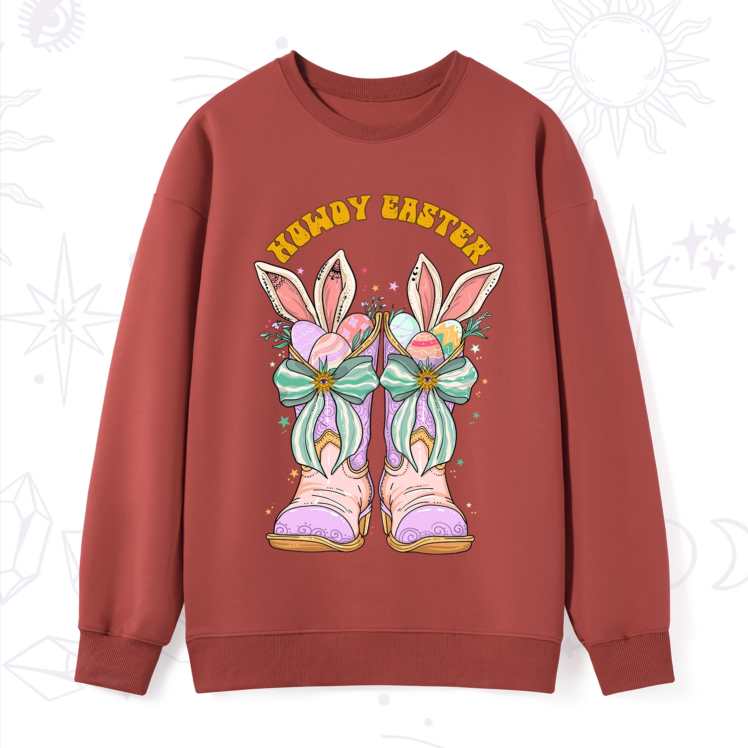 Purplehecate Howdy Easter Sweatshirt