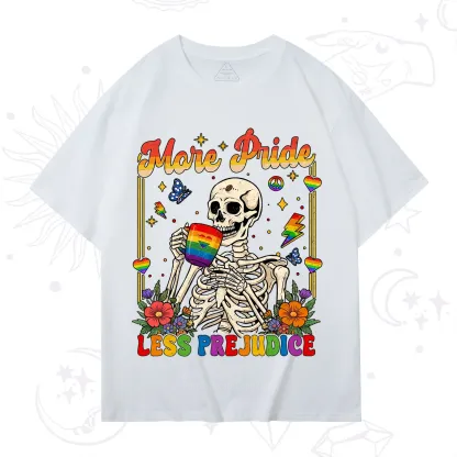 Purplehecate More Pride Less Prejudice Skeleton T-Shirt