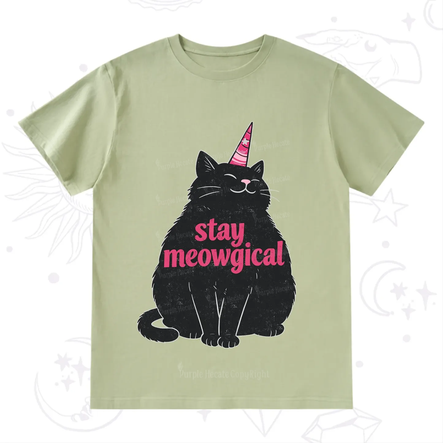 Purplehecate Stay Meowgical T-Shirt