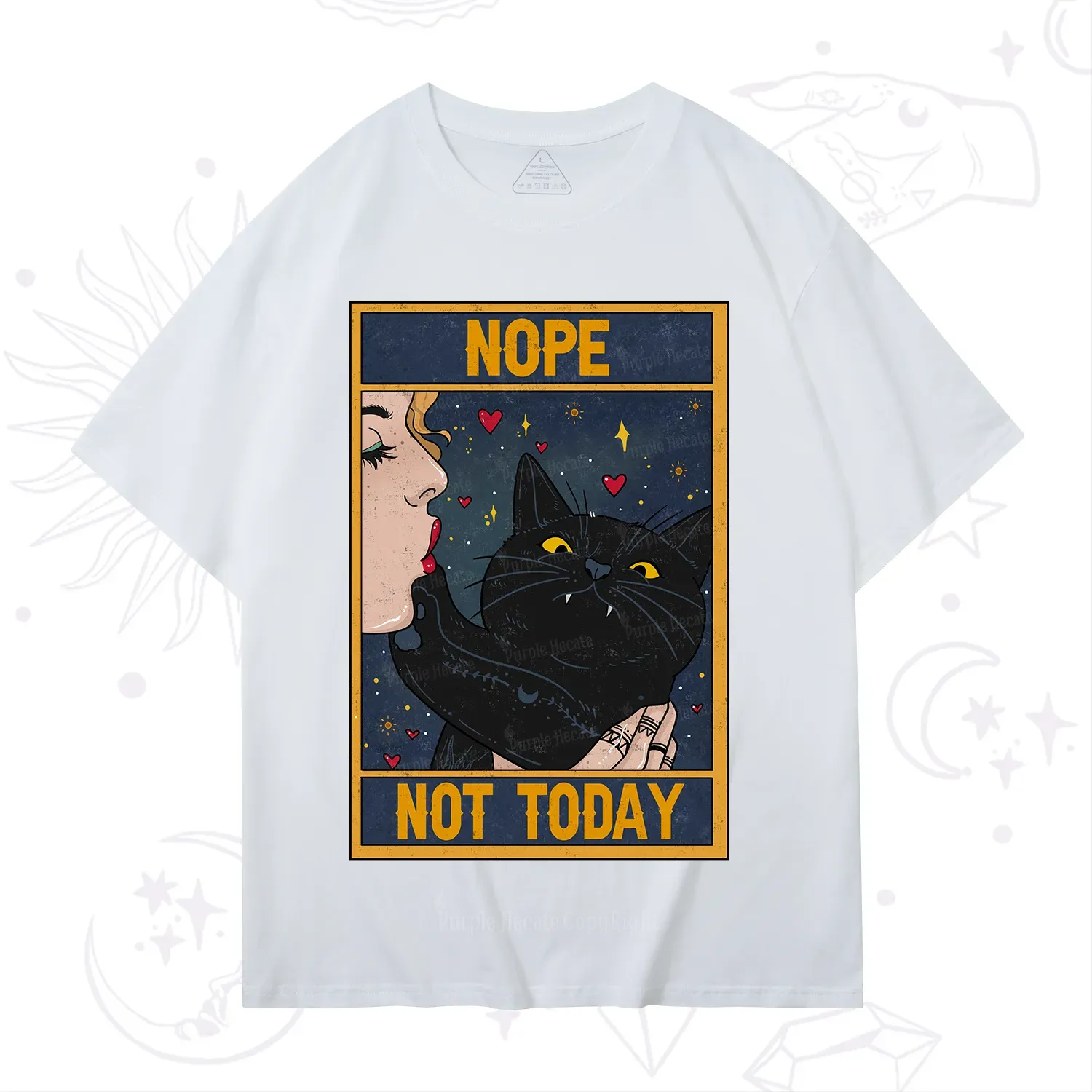 Purplehecate The Nope Not Today Tarot T-Shirt