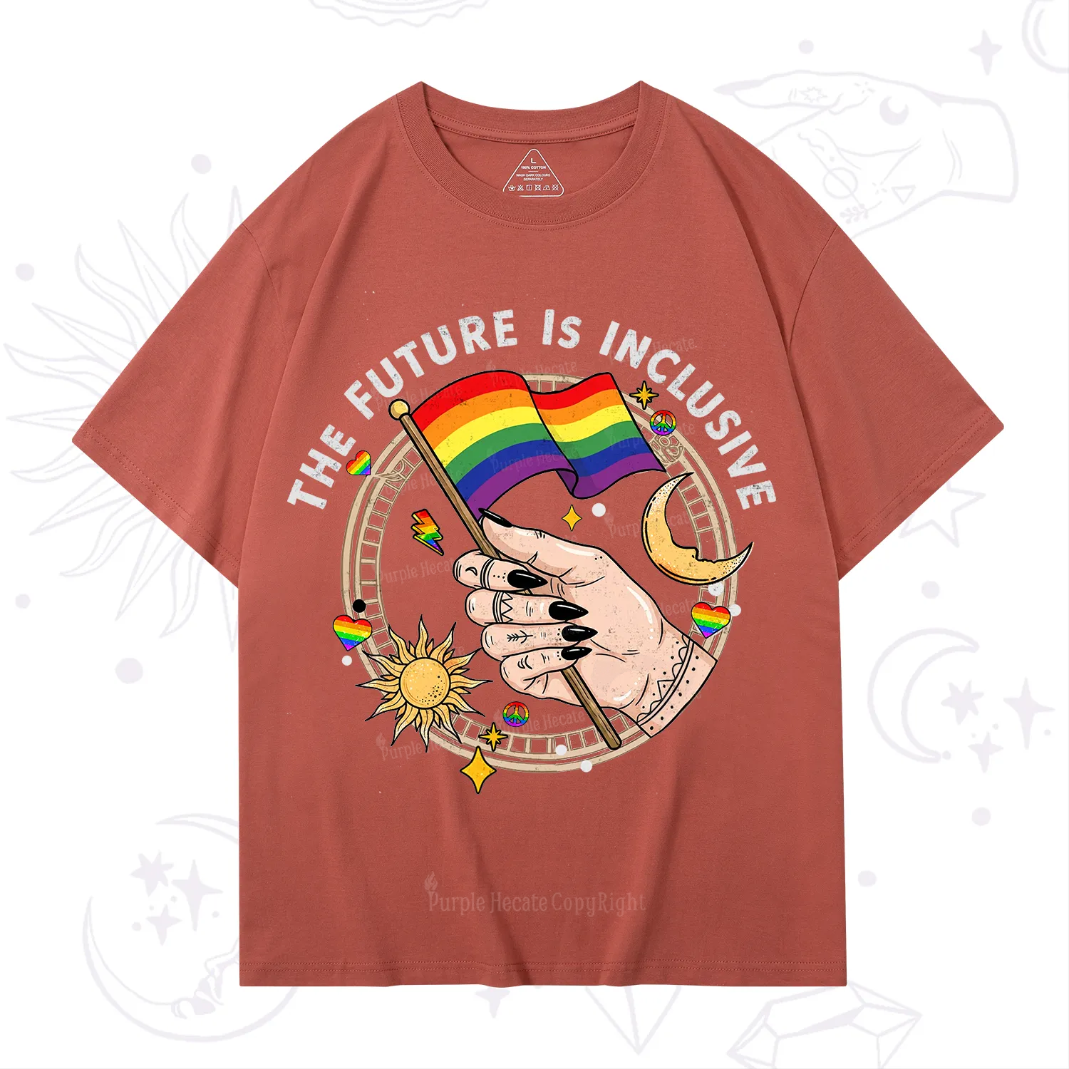 Purplehecate The Future Is Inclusive T-Shirt