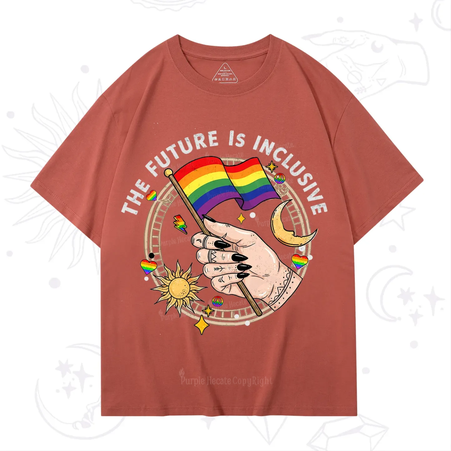 Purplehecate The Future Is Inclusive T-Shirt