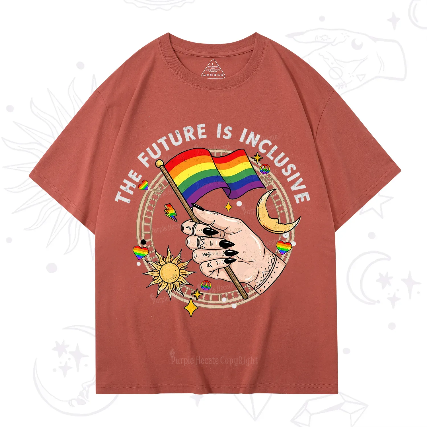 Purplehecate The Future Is Inclusive T-Shirt