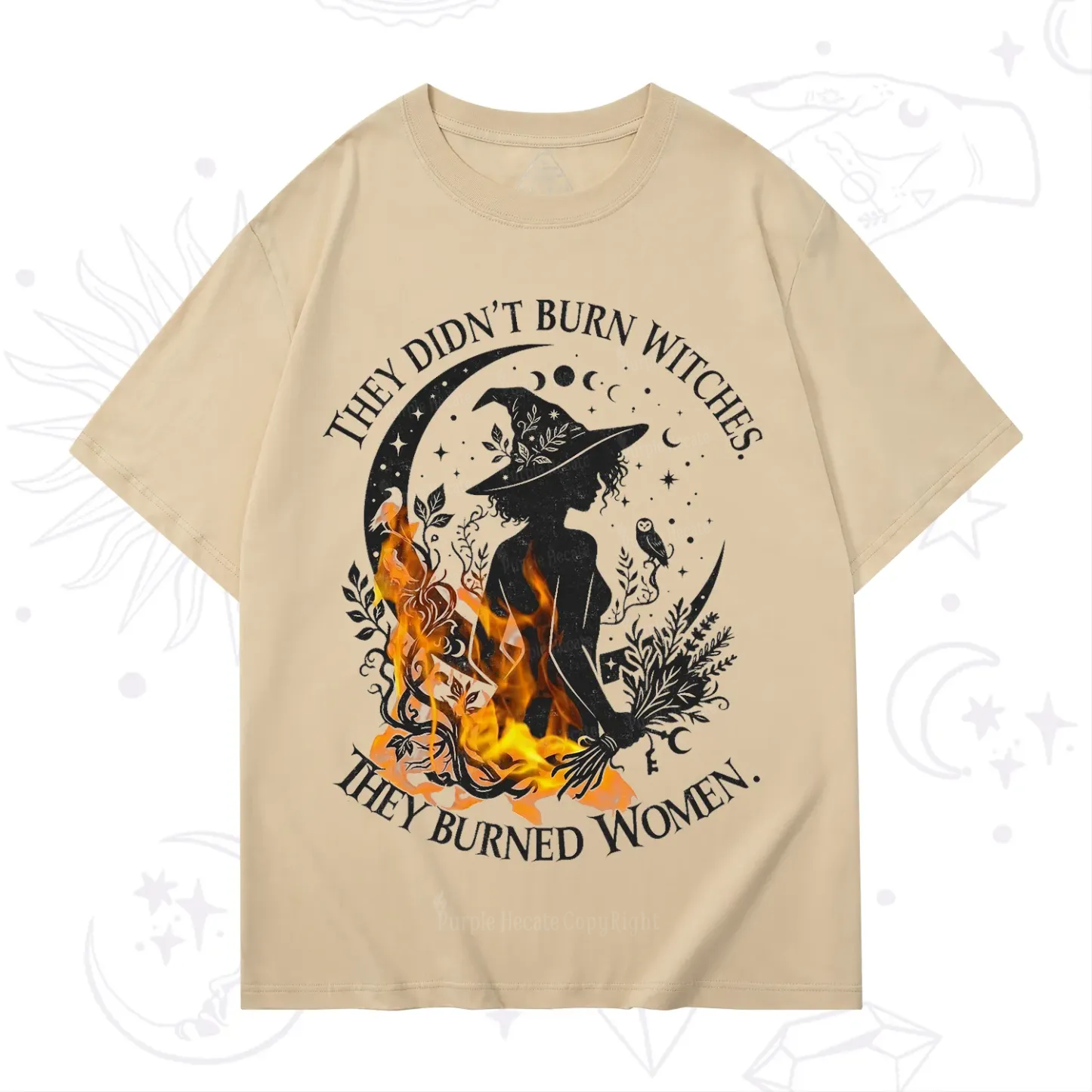 Purplehecate They Didn't Burn Witches T-Shirt