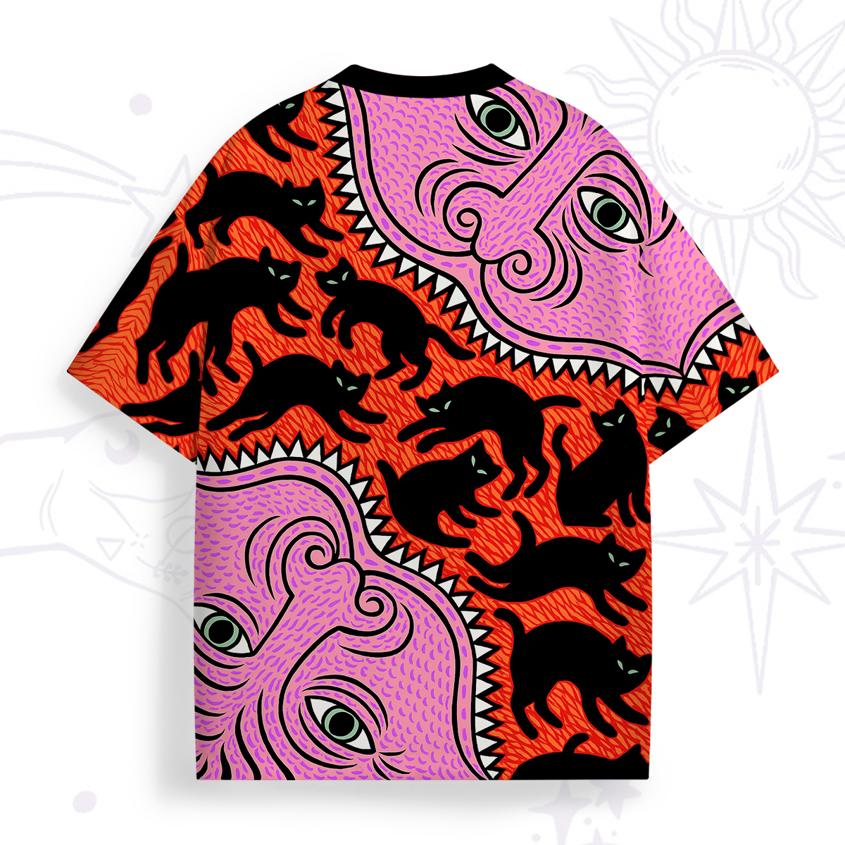 Purplehecate Cats for the Devil’s Feast All Over Print T-Shirt