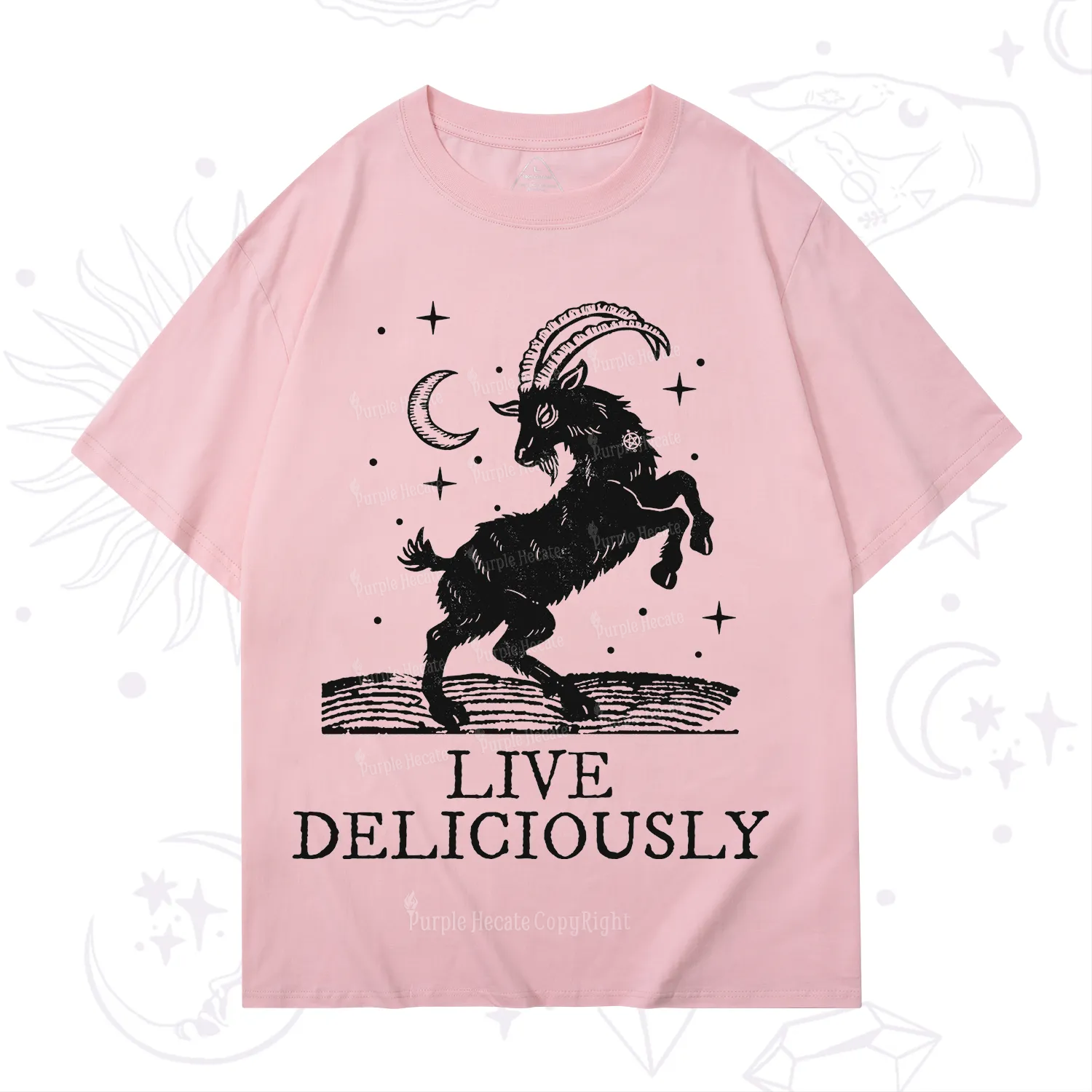 Purplehecate Live Deliciously T-Shirt