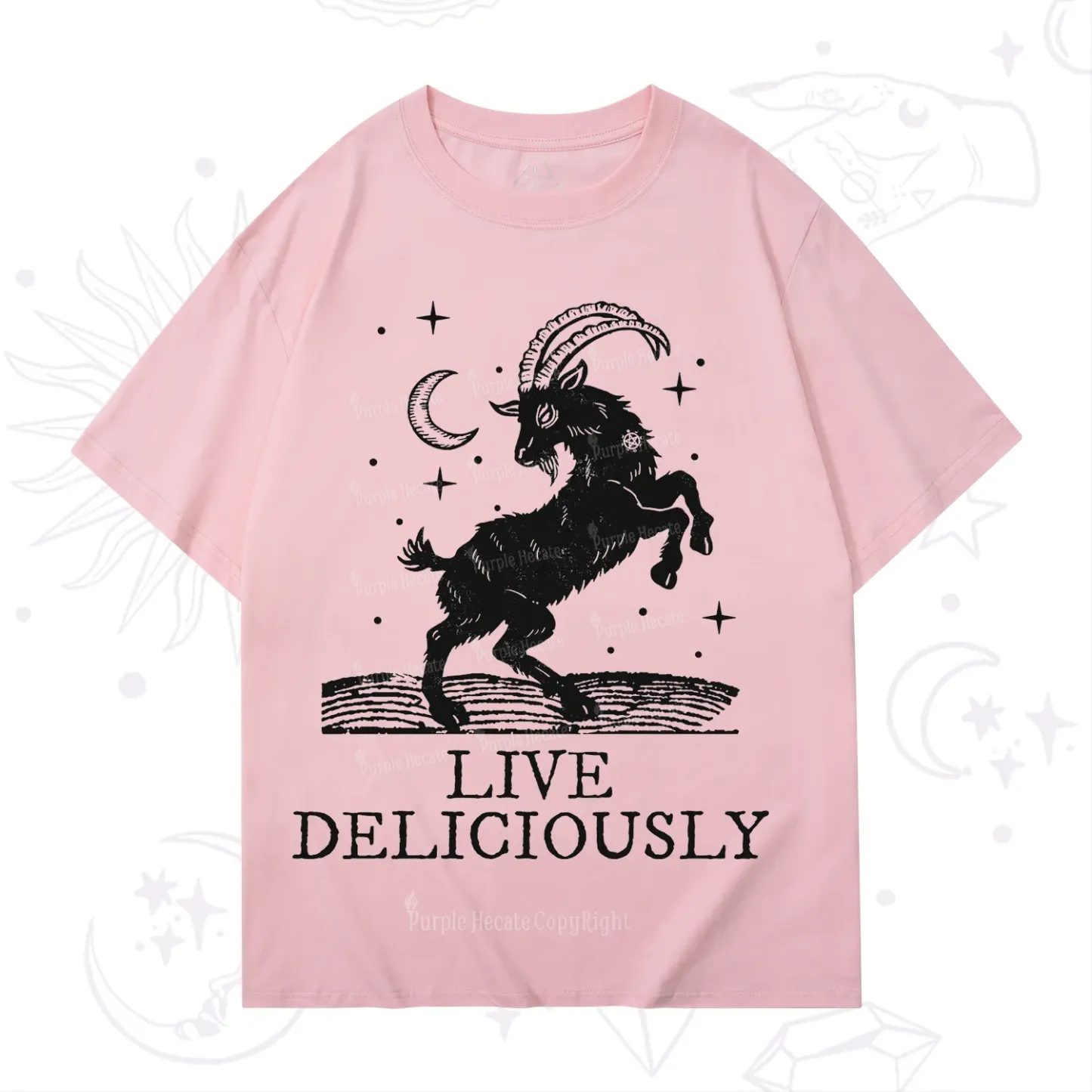 Purplehecate Live Deliciously T-Shirt