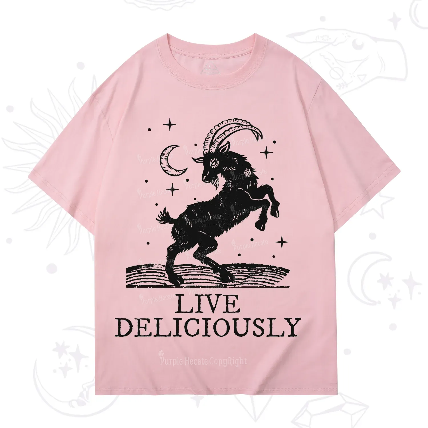 Purplehecate Live Deliciously T-Shirt