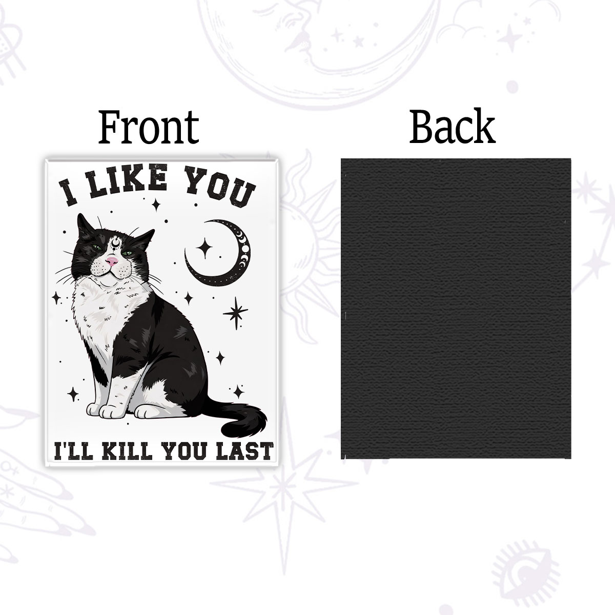 Purplehecate Sorry I Can't Go I'm an Indoor Cat Magnet