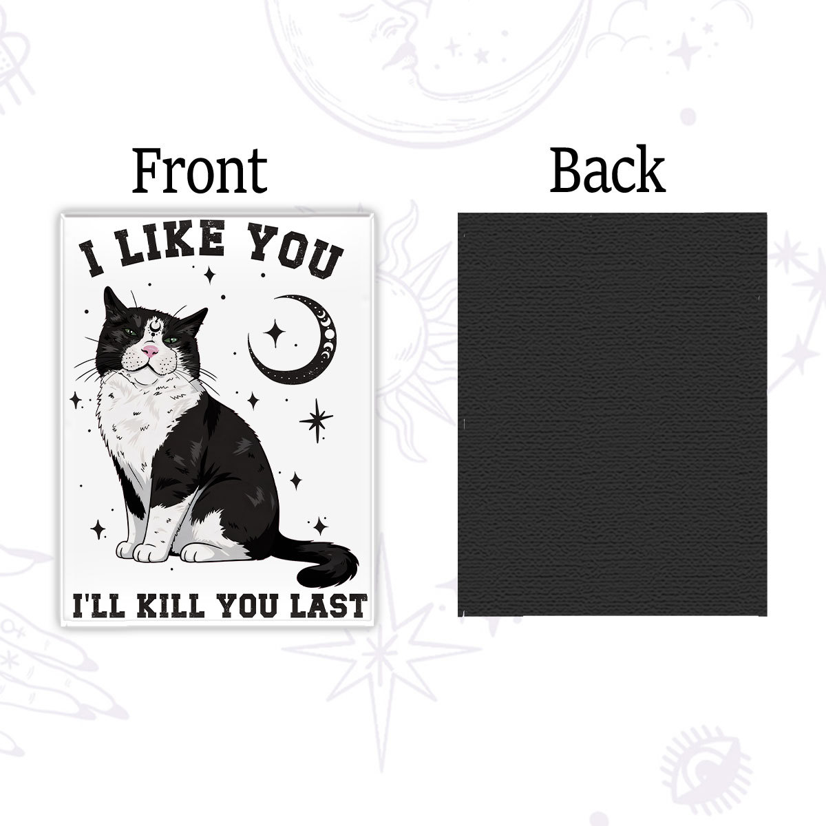 Purplehecate Sorry I Can't Go I'm an Indoor Cat Magnet