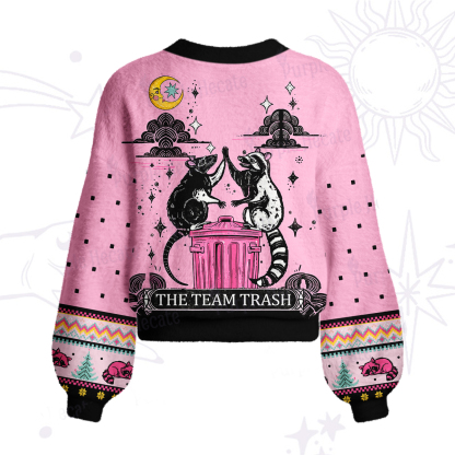 Purplehecate The Team Trash Opossum Tarot Cardigan Sweaters