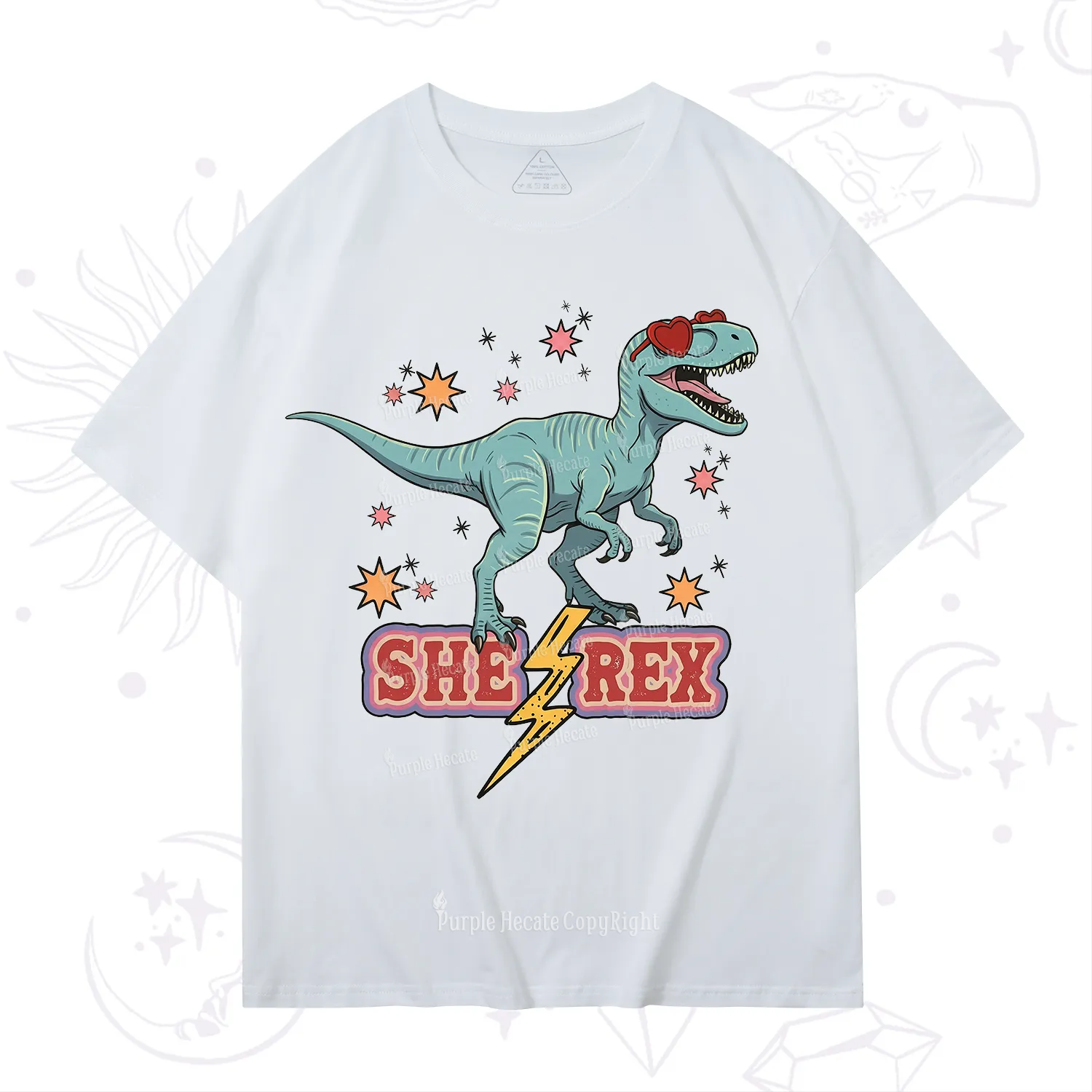 Purplehecate She Rex Dinosaur T-Shirt