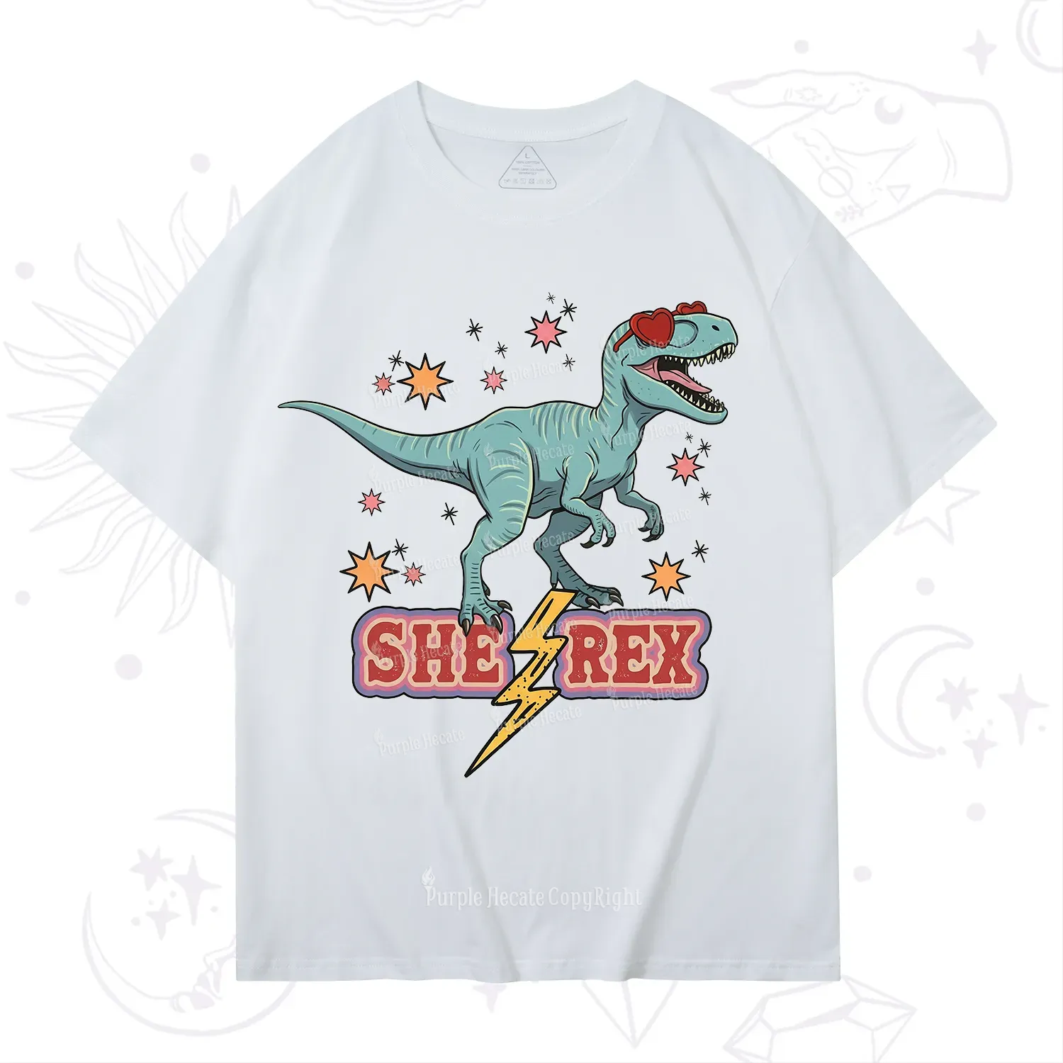 Purplehecate She Rex Dinosaur T-Shirt