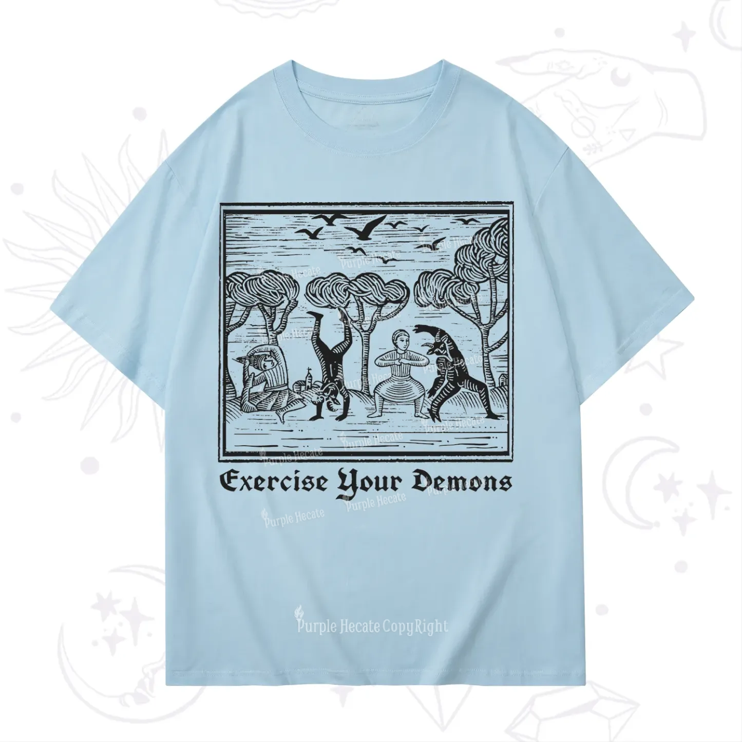 Purplehecate Exercise Your Demons T-Shirt
