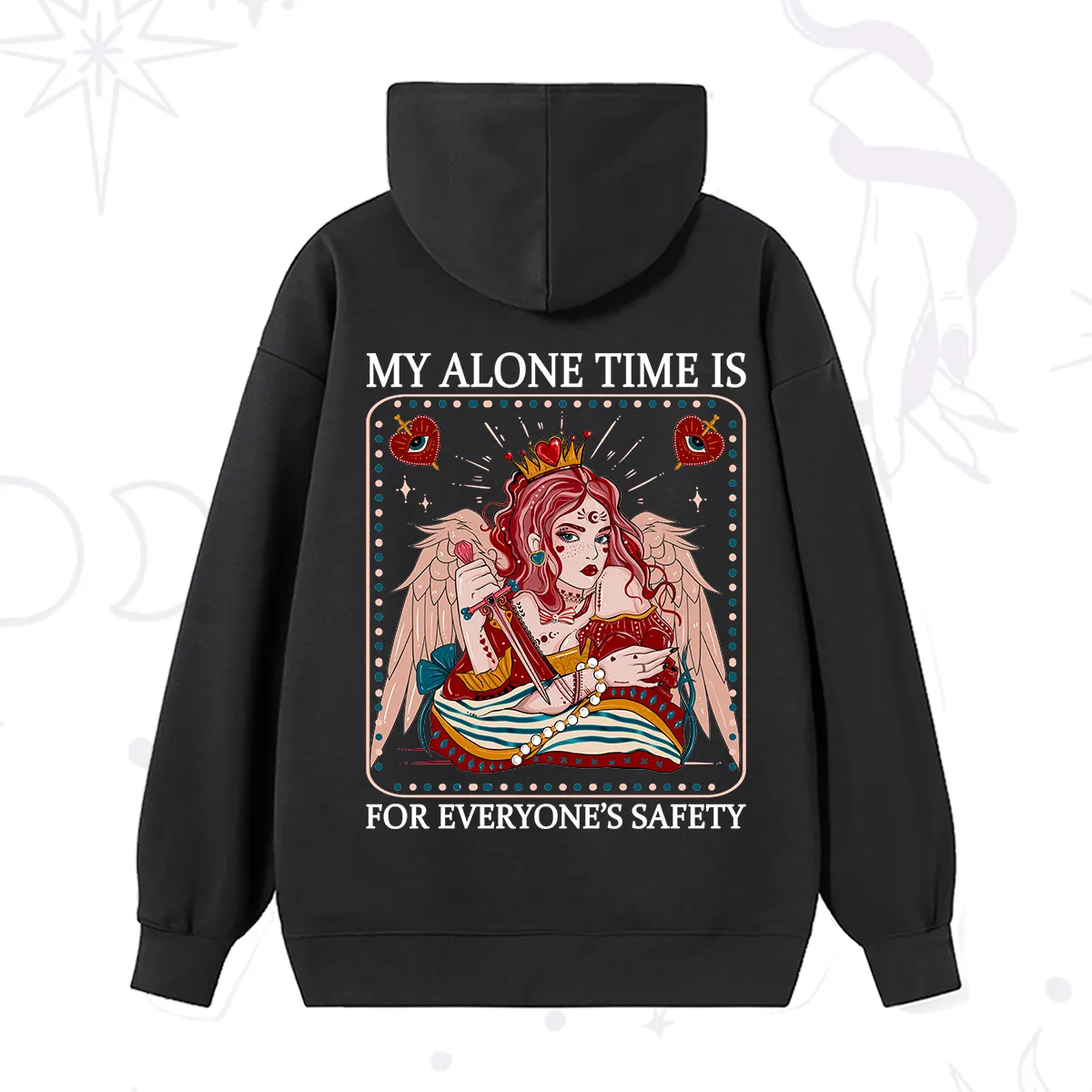 Purplehecate My Alone Time Is For Everyone's Safety Hoodie