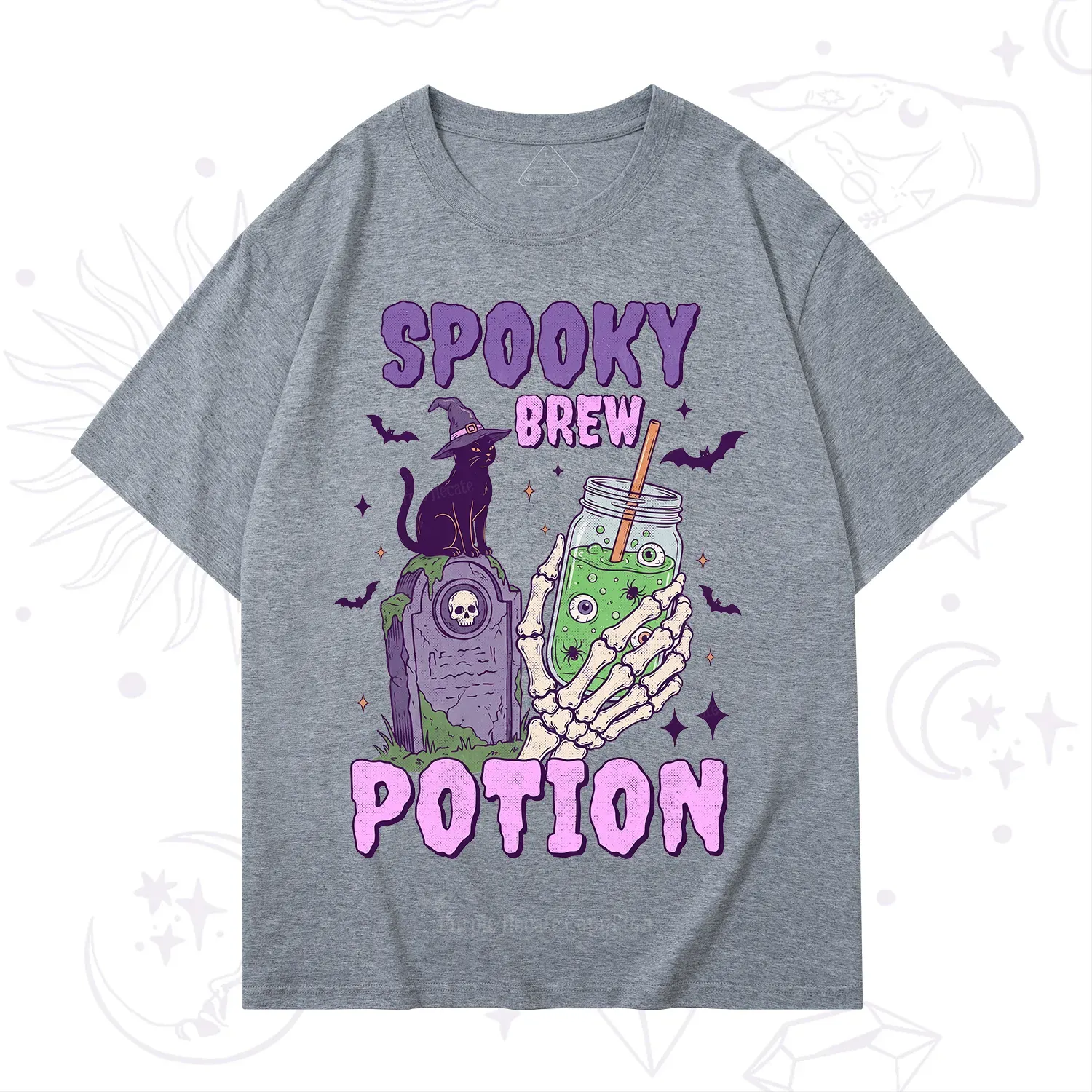 Purplehecate Spooky Brew Potion Halloween T-Shirt