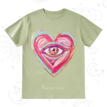 Purplehecate Eyes With Hearth T-Shirt