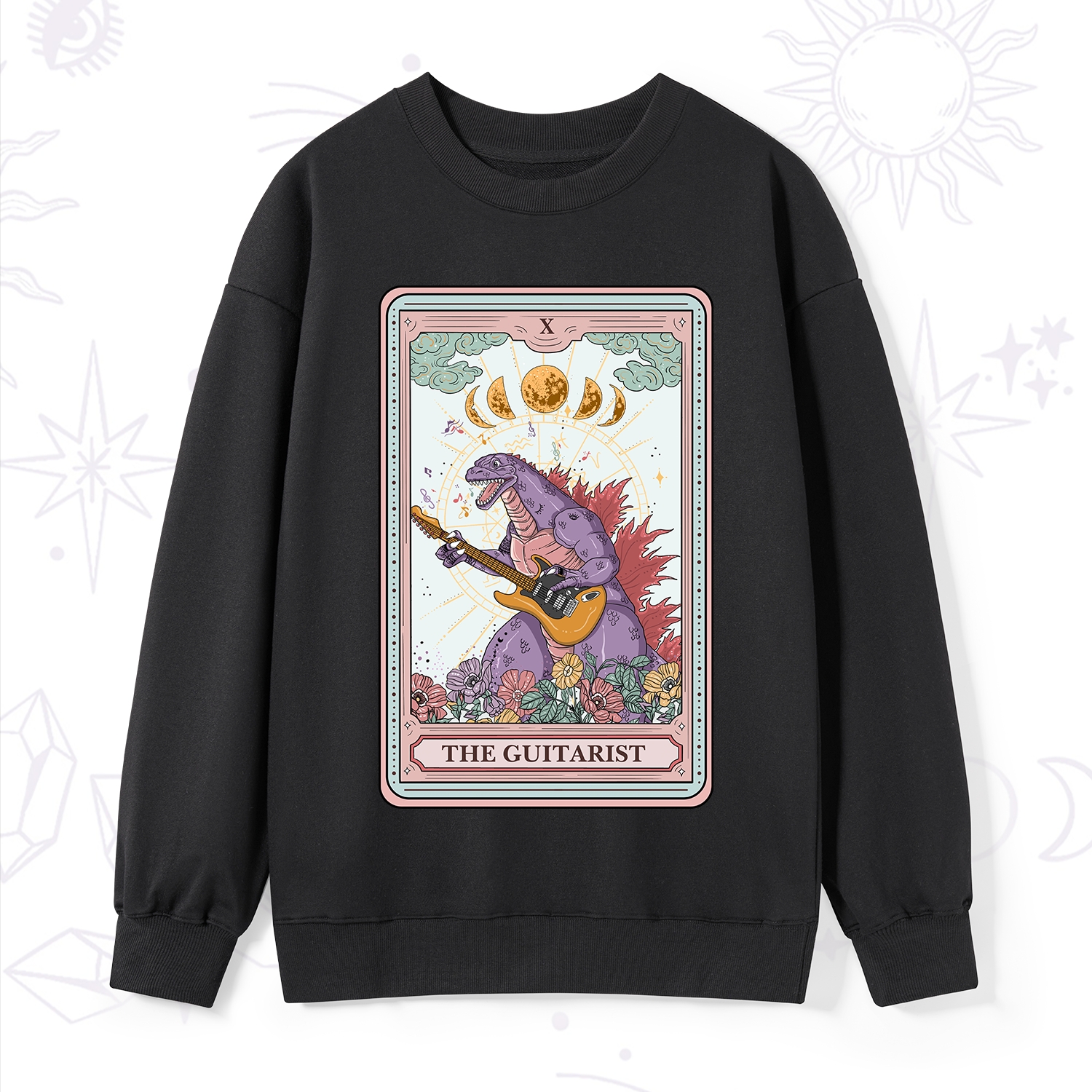 Purplehecate The Guitarist Tarot Sweatshirt