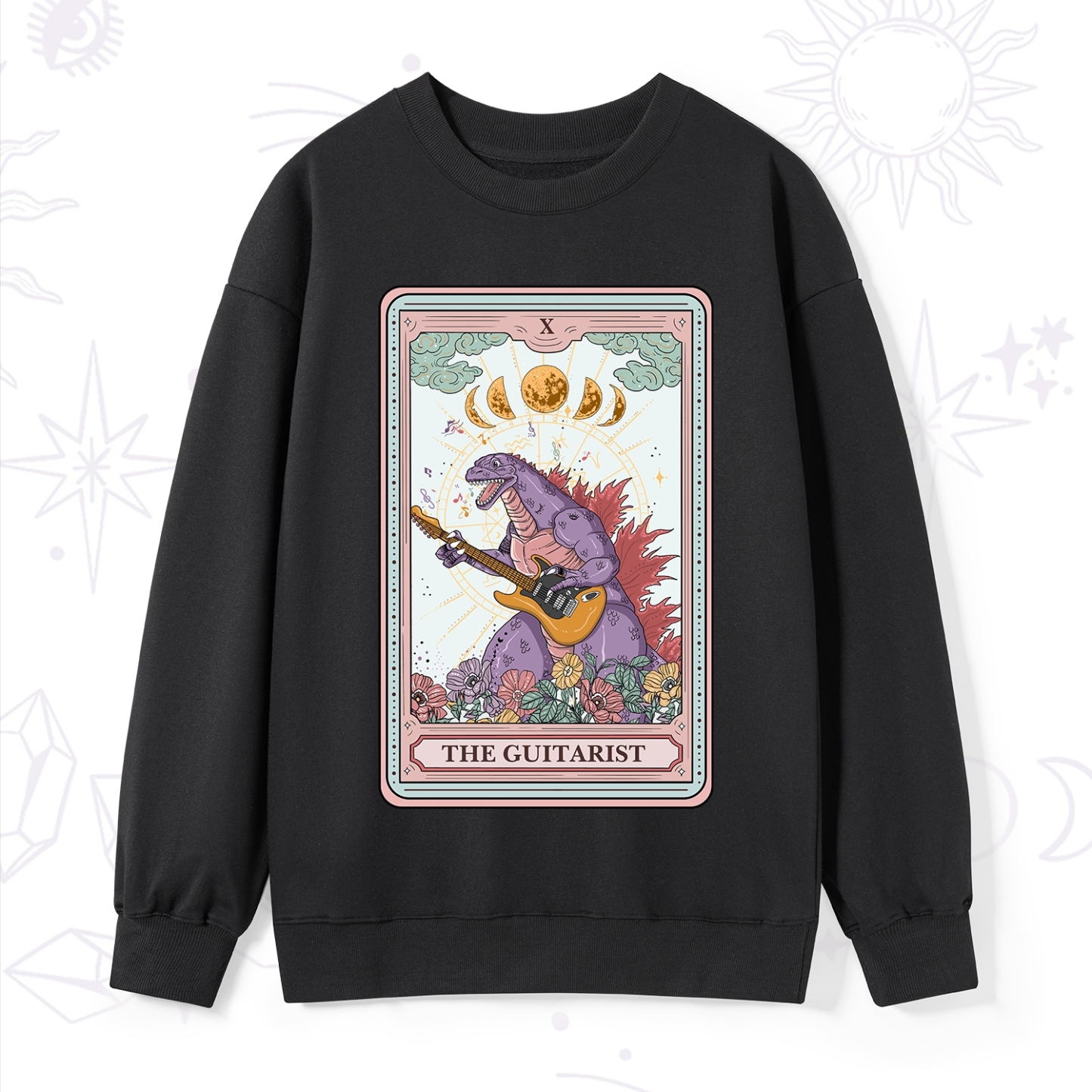 Purplehecate The Guitarist Tarot Sweatshirt