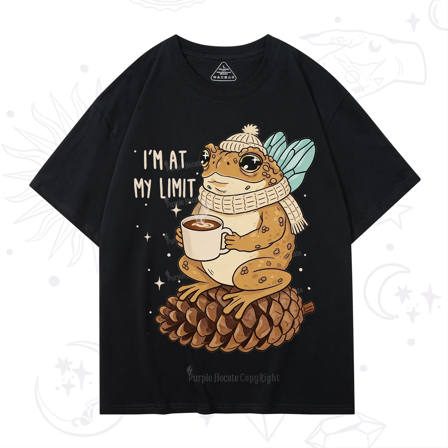 Purplehecate I'm At My Limit Funny Frog T-Shirt