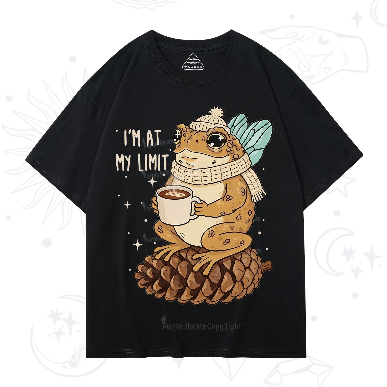 Purplehecate I'm At My Limit Funny Frog T-Shirt