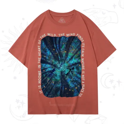 Purplehecate Forest Mindscape Night Sky T-Shirt