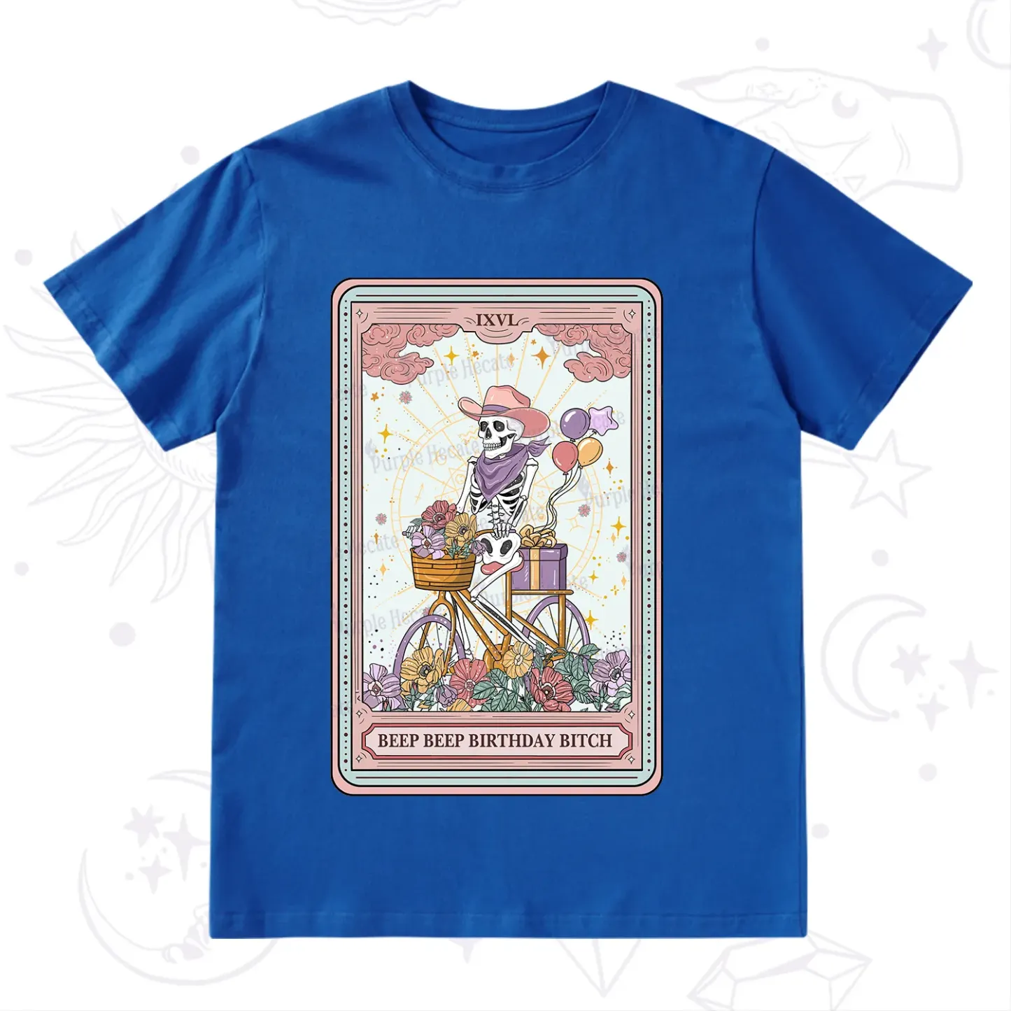 Purplehecate The Beep Beep Birthday Bitch Tarot T-Shirt