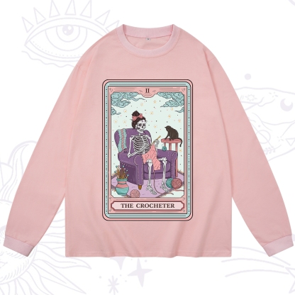 Purplehecate The Crocheter Tarot Long Sleeve T-Shirt