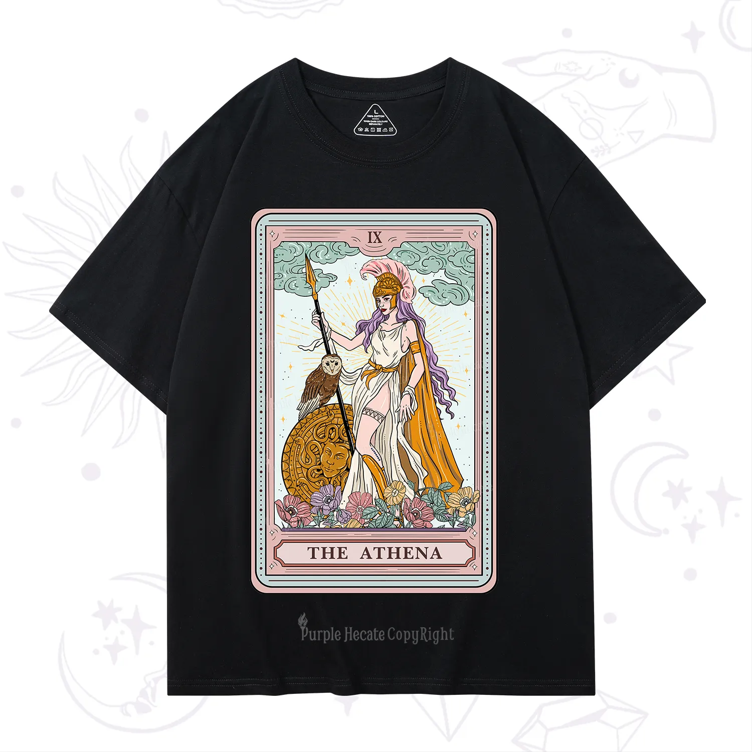 Purplehecate The Athena Tarot T-Shirt