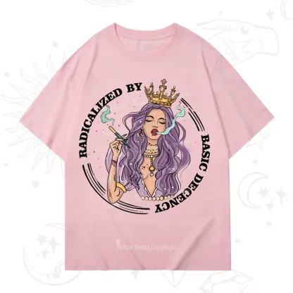 Purplehecate Radicalized By Basic Decency T-Shirt