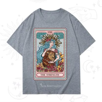 Purplehecate The Strength Tarot Card T-Shirt