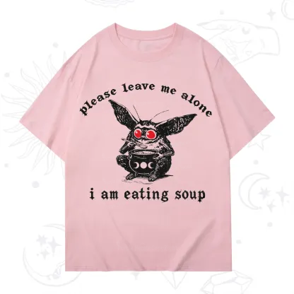 Purplehecate Mothman Eating Soup T-Shirt