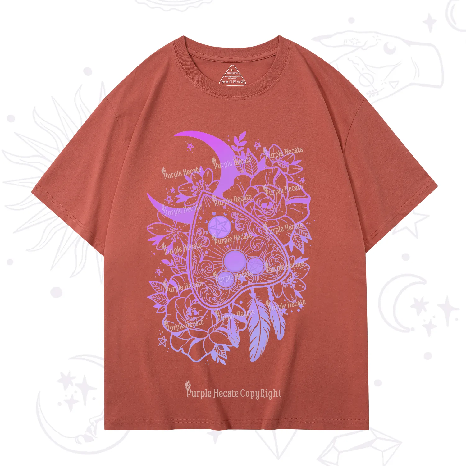 Purplehecate Neon Ouija T-Shirt
