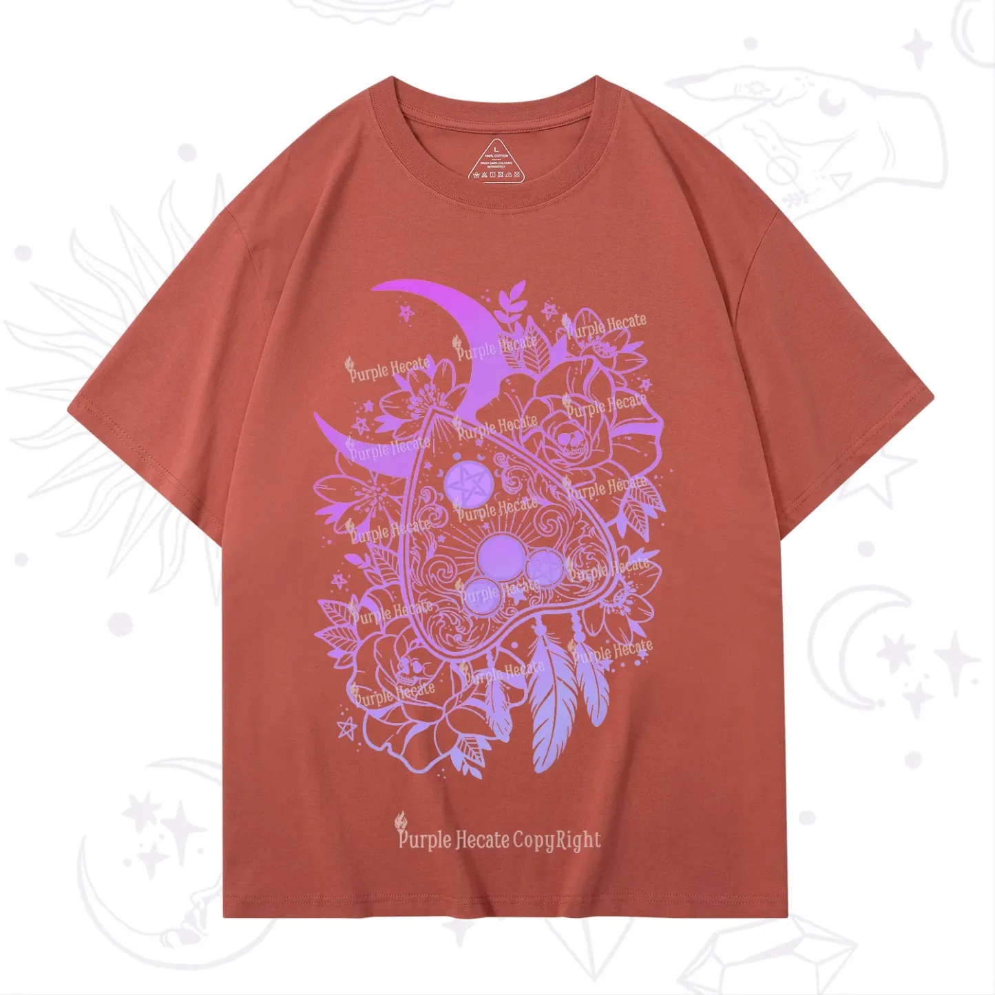 Purplehecate Neon Ouija T-Shirt