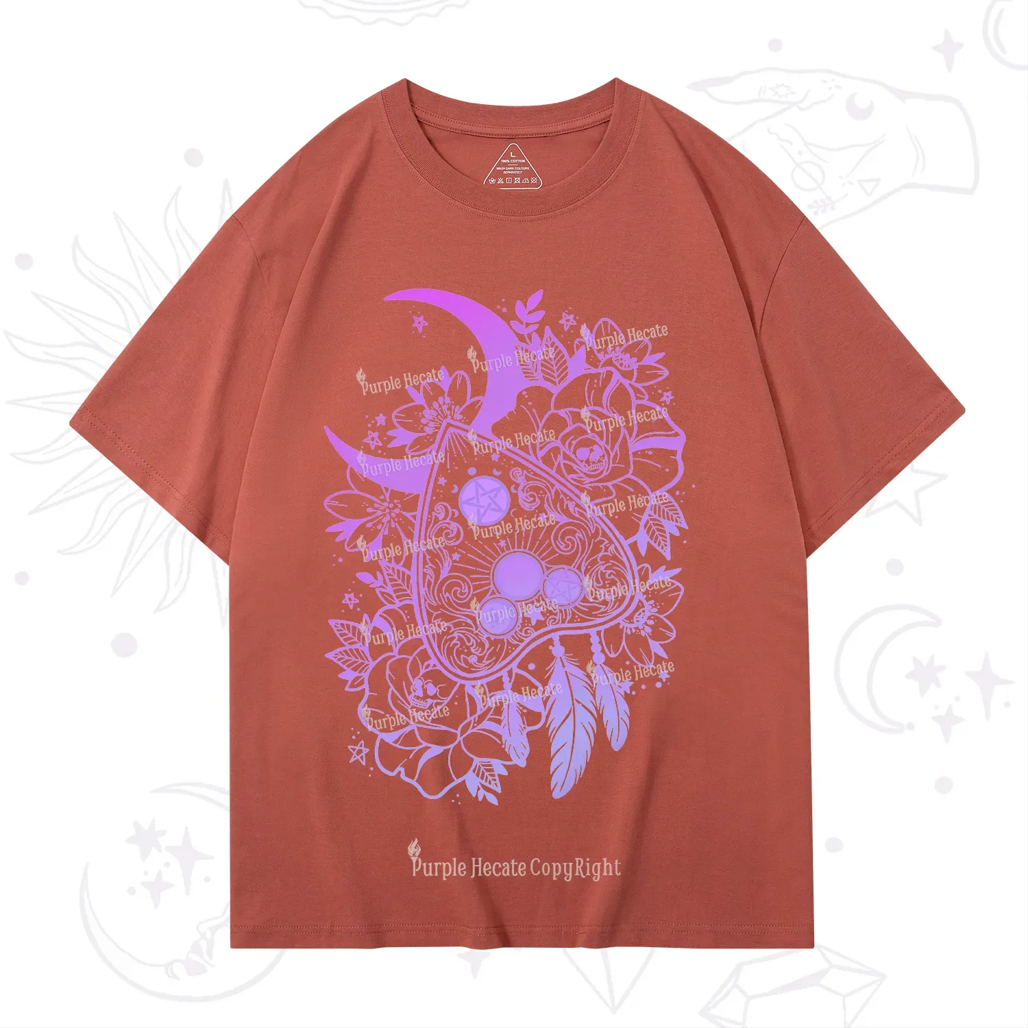 Purplehecate Neon Ouija T-Shirt