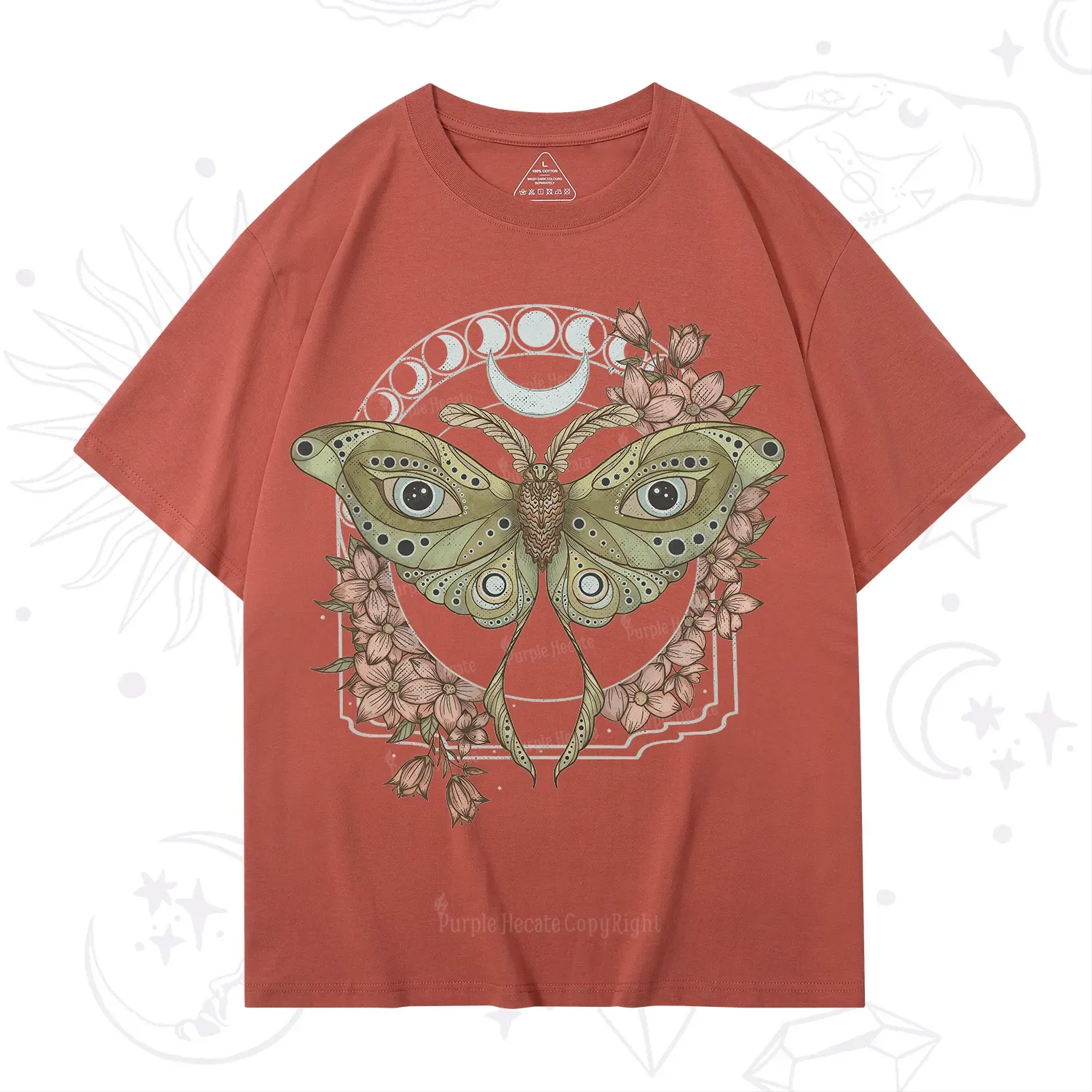 Purplehecate Luna Moth T-Shirt