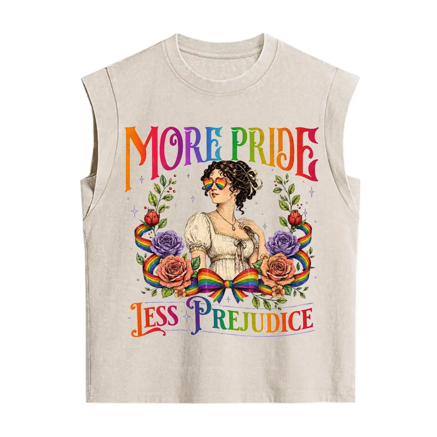 Purplehecate More Pride Less Prejudice Pride Vintage Washed Tank
