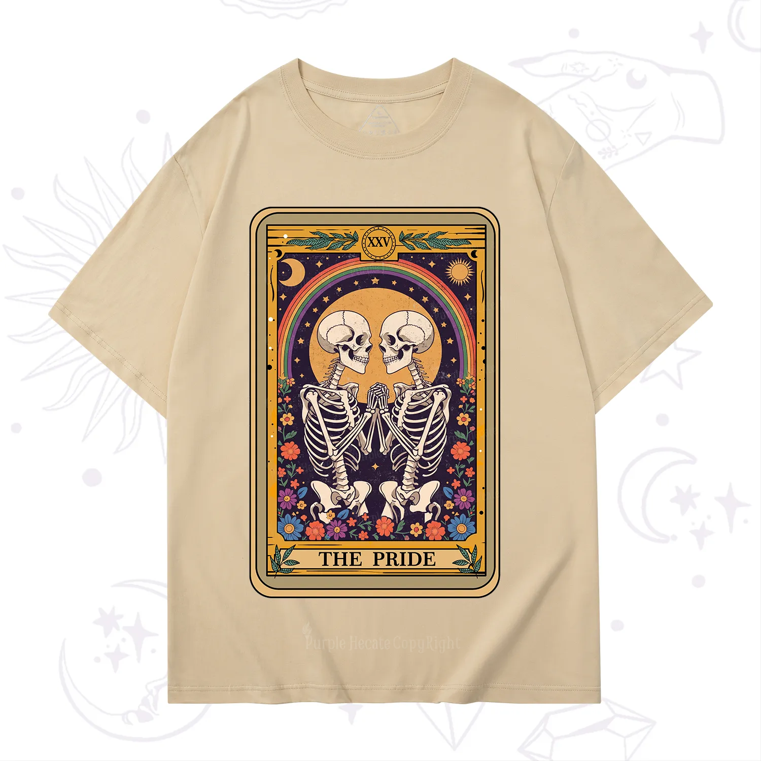 Purplehecate The Pride Skeleton Tarot T-Shirt